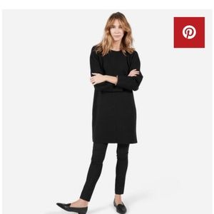 Everlane luxe double knit sweater dress/tunic